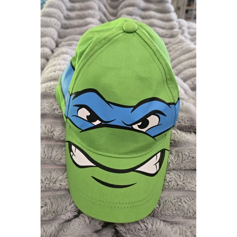 Nickelodeon Teenage Mutant Ninja Turtles Blue Leonardo Ball Cap EUC!! Youth